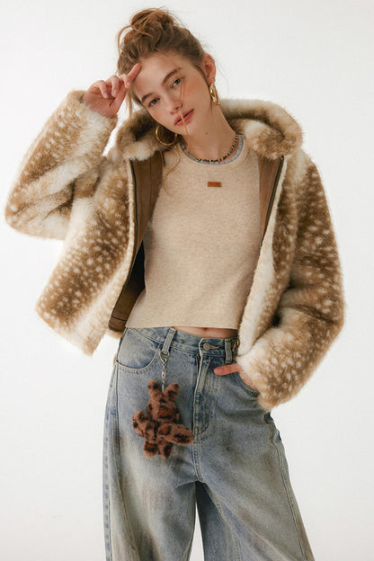 Uena Wool Blend Logo Top