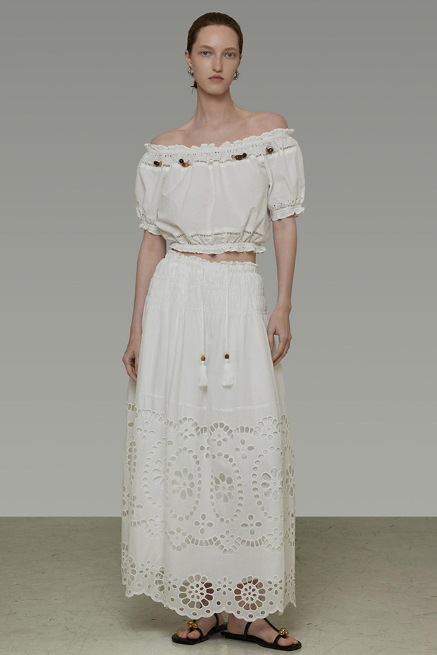 One-Shoulder Summer Skirt Top Set-Up