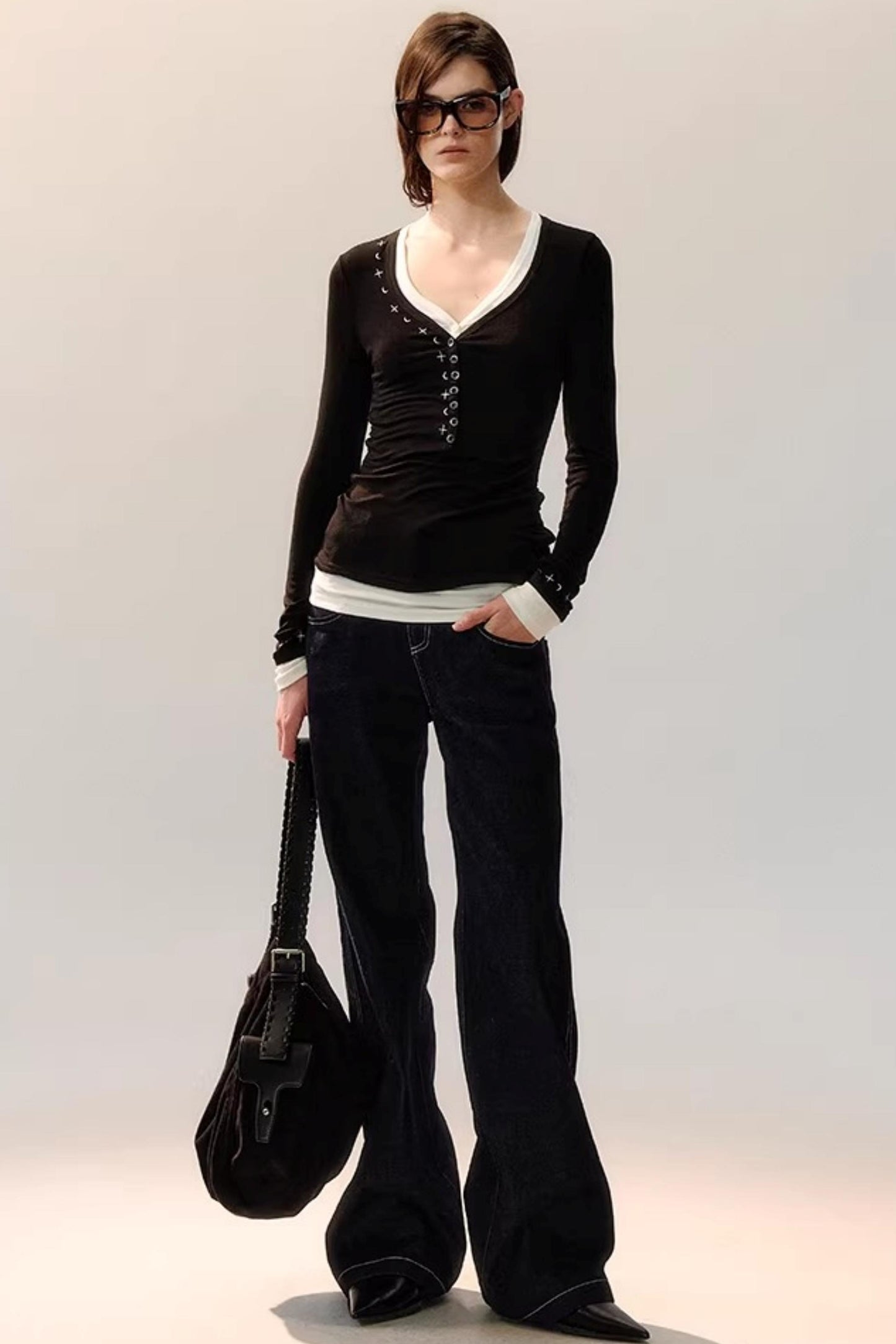 Star Rays Knit Top