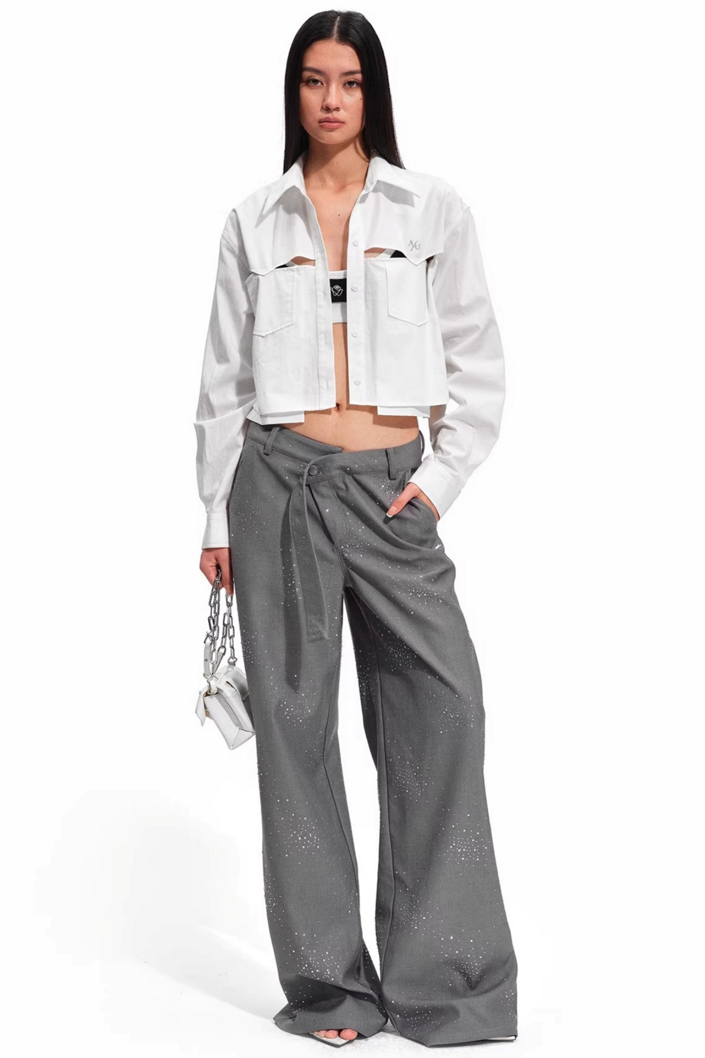 Tencel Cotton Patchwork Blouse