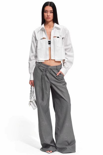 Tencel Cotton Patchwork Blouse