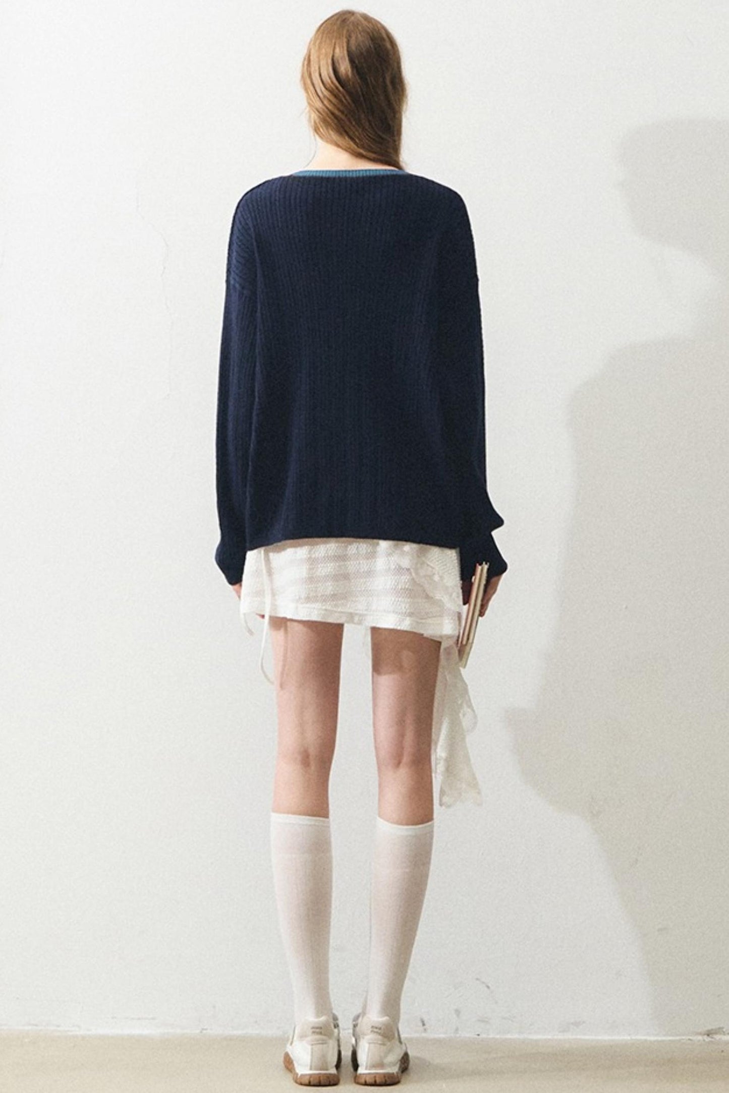 French Mint Sweater Touch Sundress Set-Up