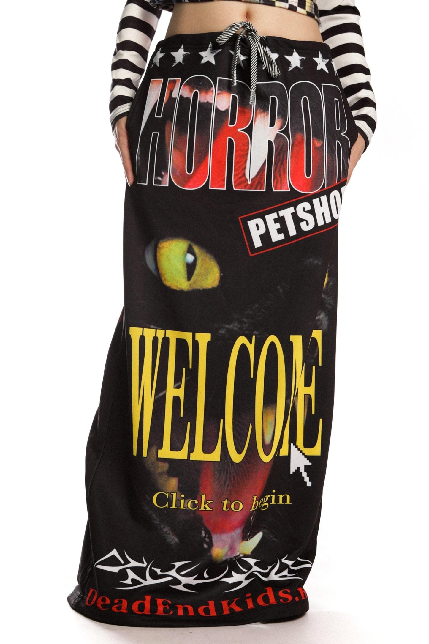 Punk Hot Girl Sweatshirt Skirt