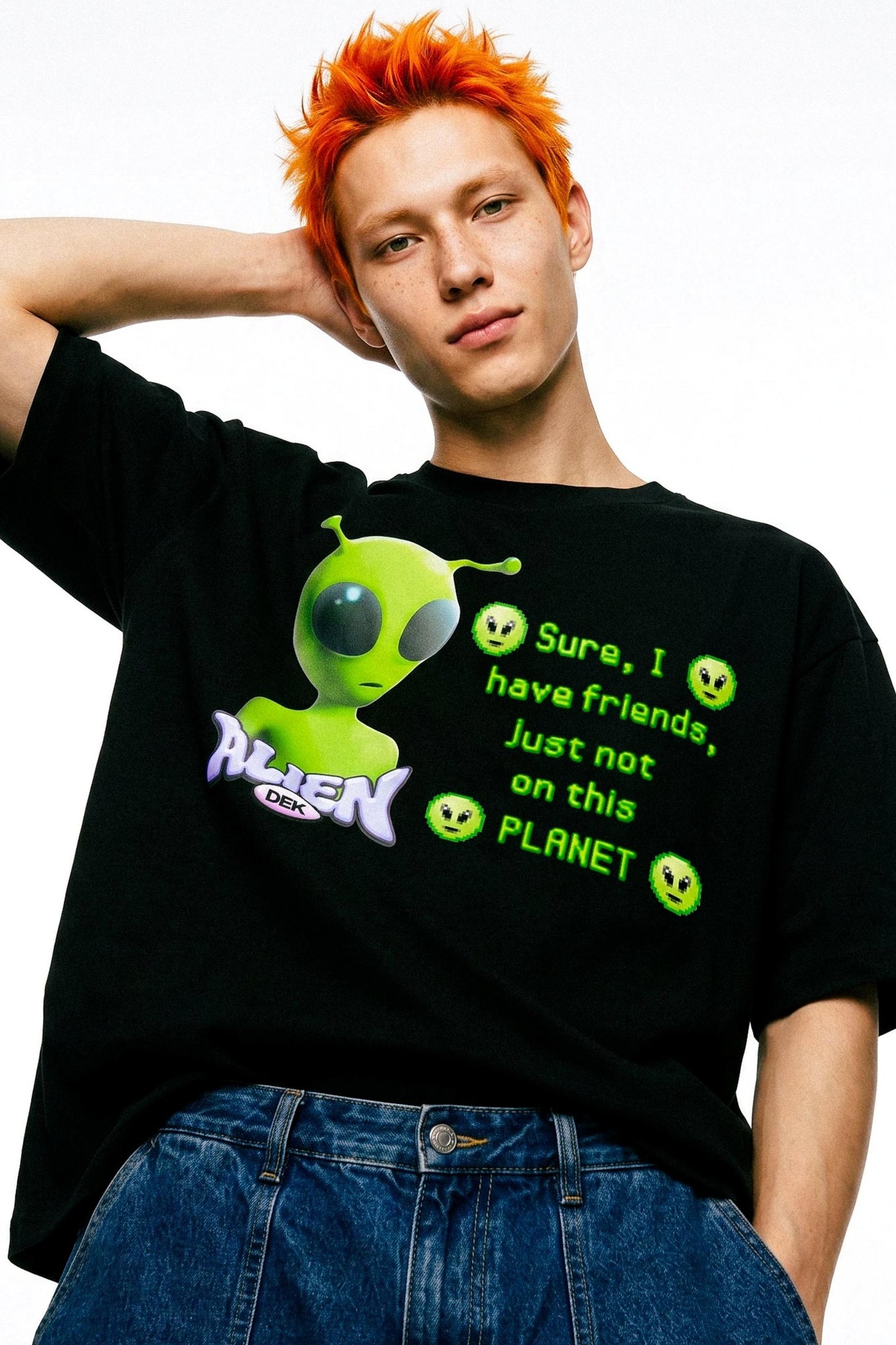 Alien Y2K Street T-Shirt