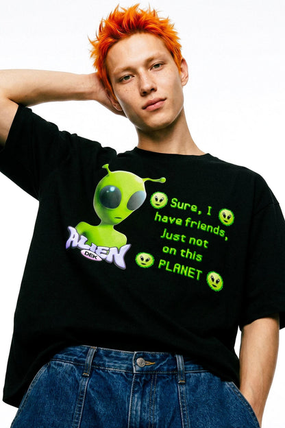 Alien Y2K Street T-Shirt