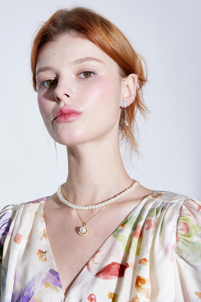 Deep-Sea Shellfish Pearl Necklace