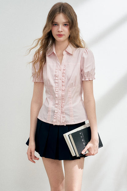 Wooden Pink Polo Shirt