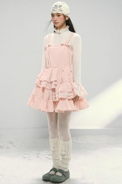 Pink Corduroy Princess Dress