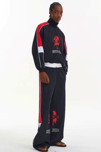 Bedruckte Pferde-Sportjacke