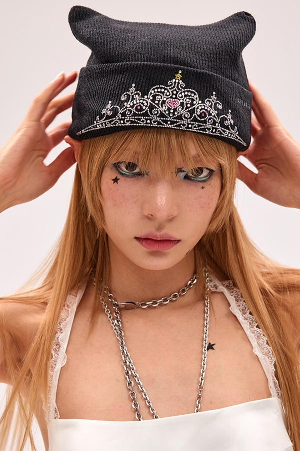 Ribbed Knit Beanie Hat