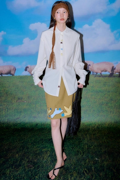 Little Bird Embroidered Shirt