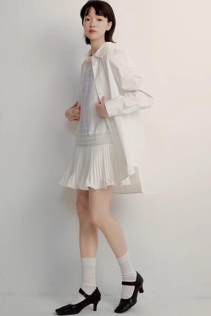 White Boyfriend Shirt