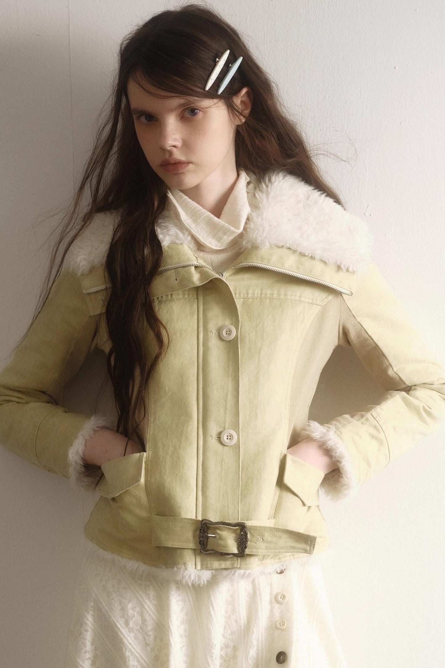 Vintage Green Cotton Jacket