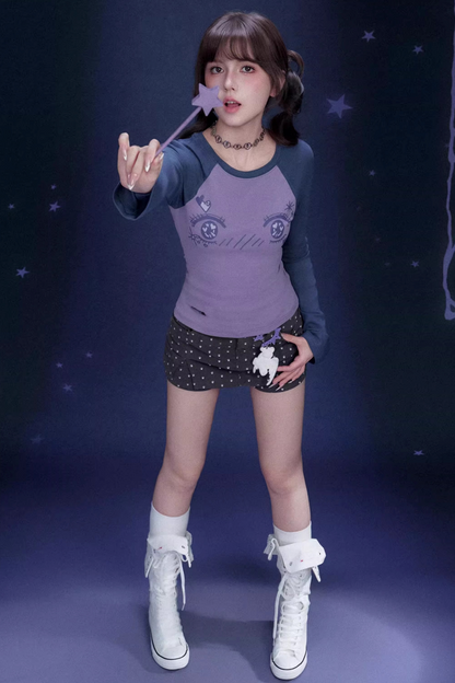 Manga Eye Raglan T-Shirt