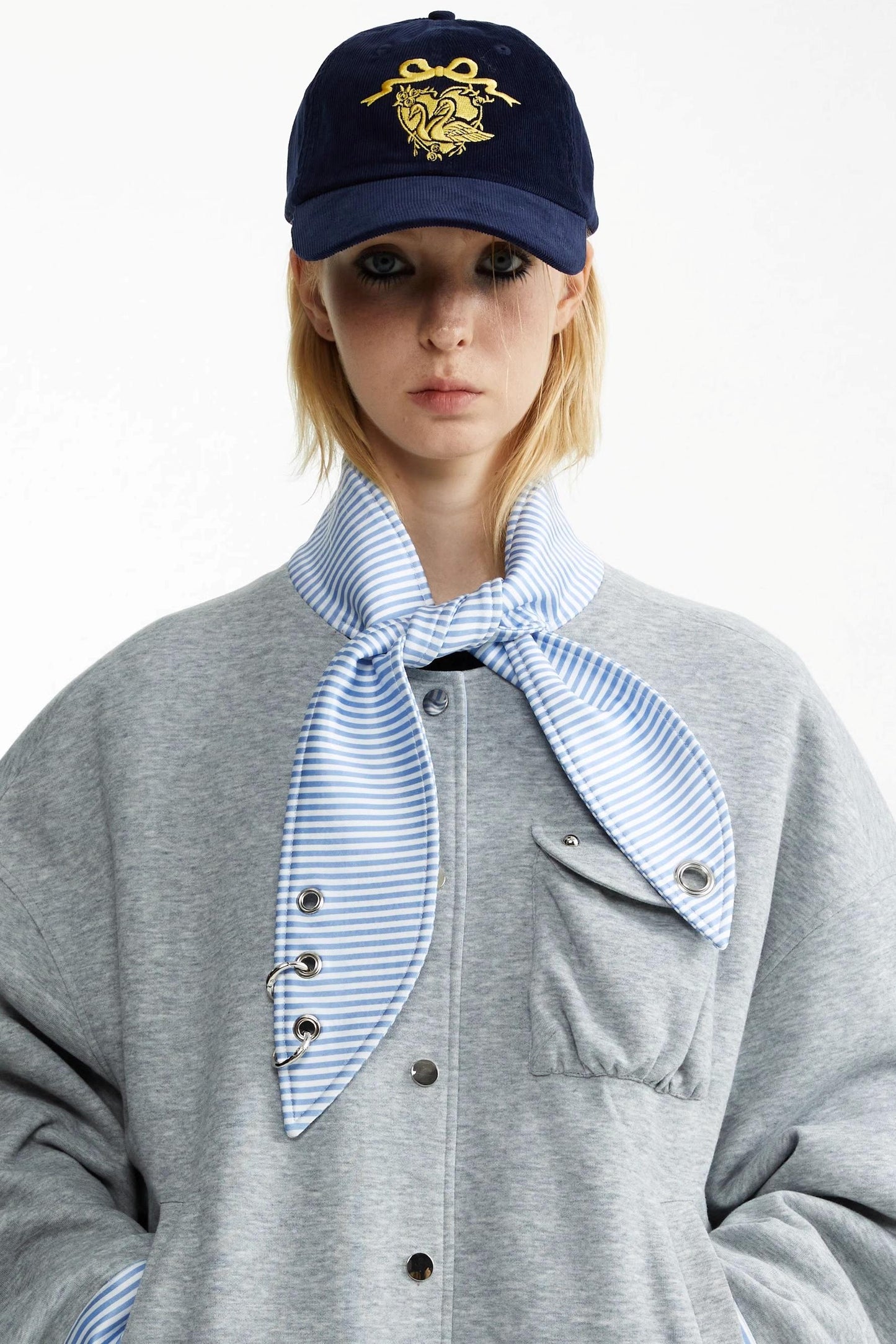 Rabbit Collar Sweatshirt Jacket