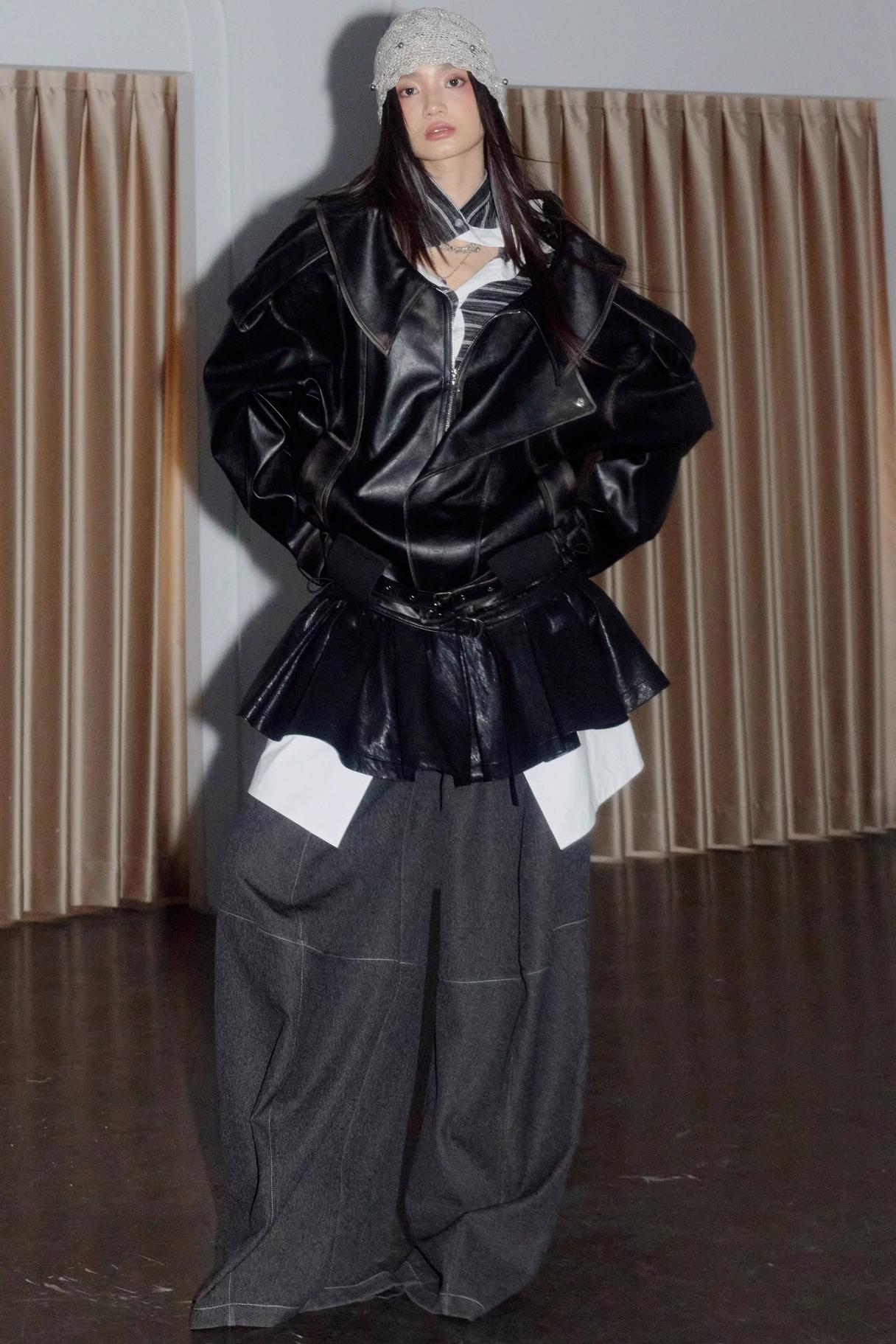 Dark Romantic Leather Jacket