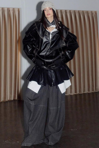 Dark Romantic Leather Jacket