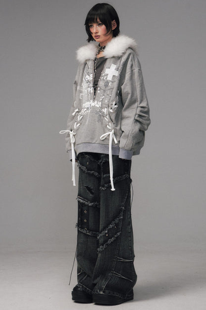 Back Garden Light Zipper Heavy Top