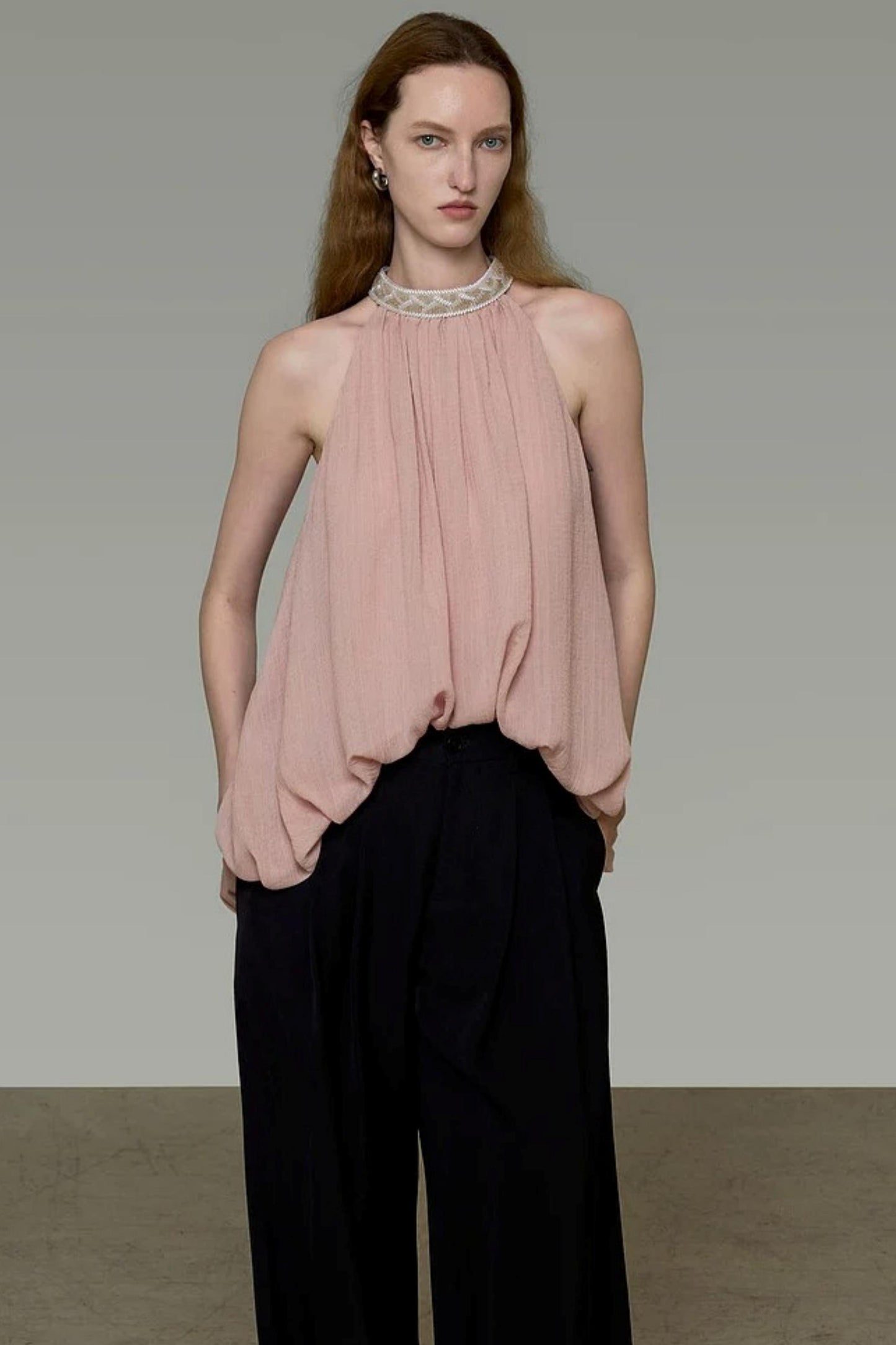 Beaded Off-Shoulder Top Set-Up