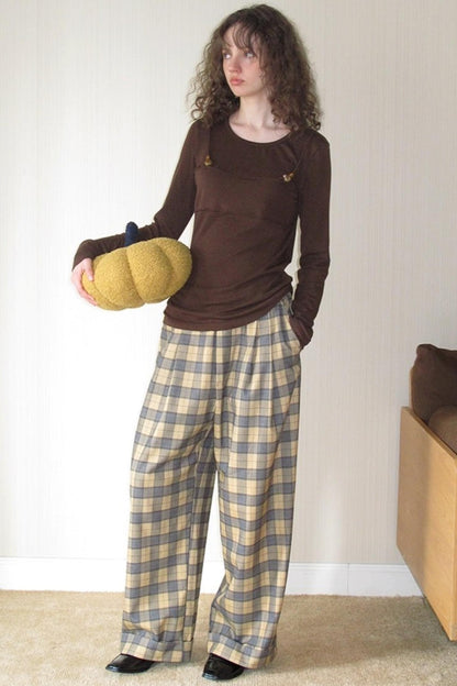 Cashmere Fake Two Piece T-Shirt