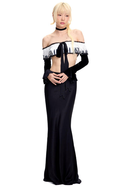 Piano Style Bandeau Top