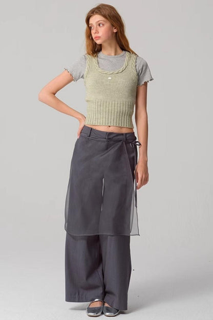 Charming Parisian Knit Undershirt