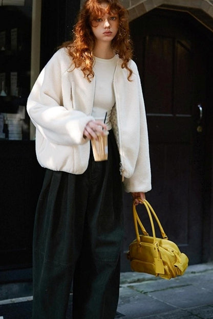 Lily Shadow Lambhair Coat