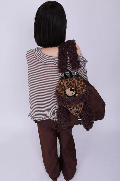 Ear Furry Crossbody Bag