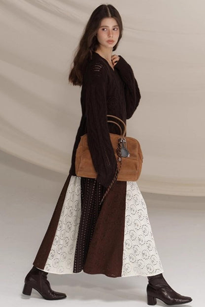 Poetry in the Mist Plaid Skirt