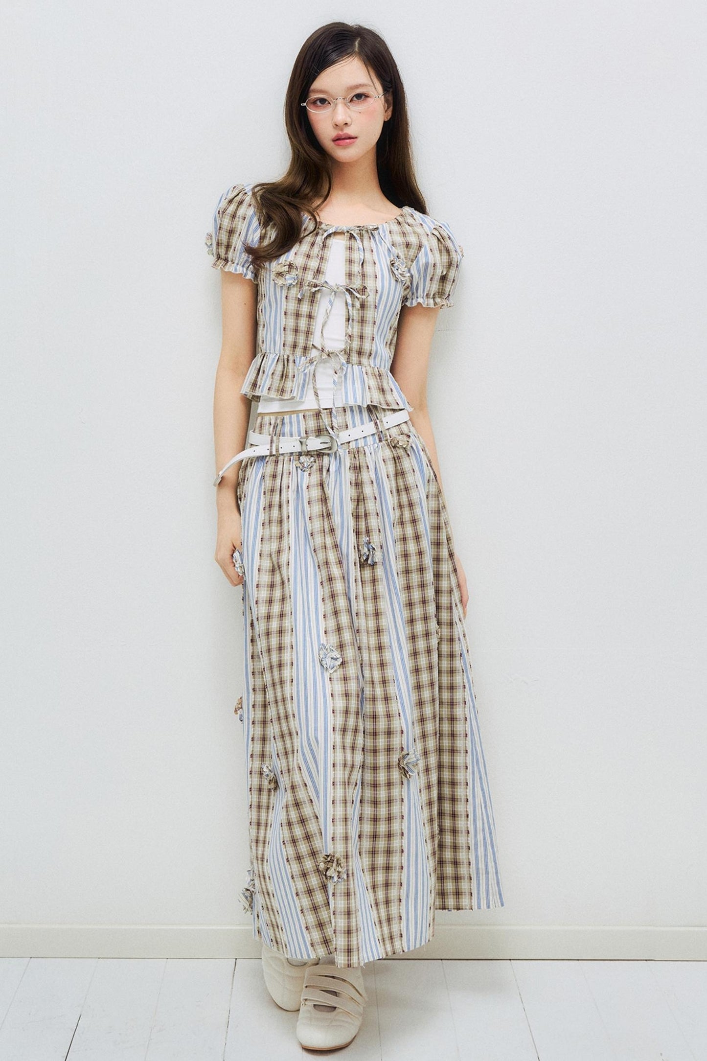 Floral Patchwork Bastier Skirt Set-Up