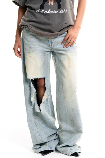 Denim Light Blue Trousers