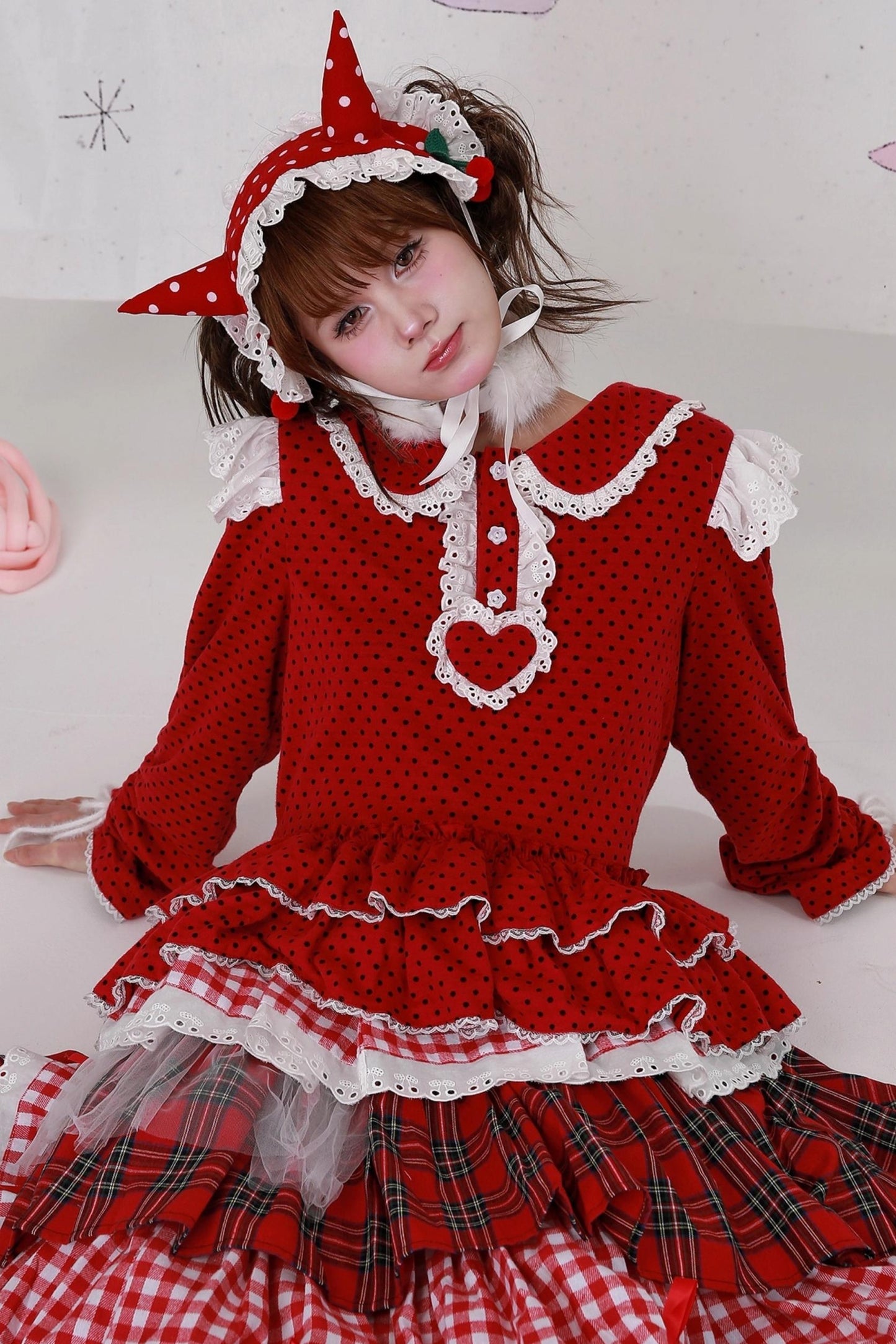 Christmas Girl Fleece Top