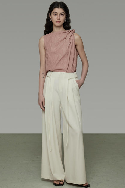 Twisted Pink Sleeveless Camisole