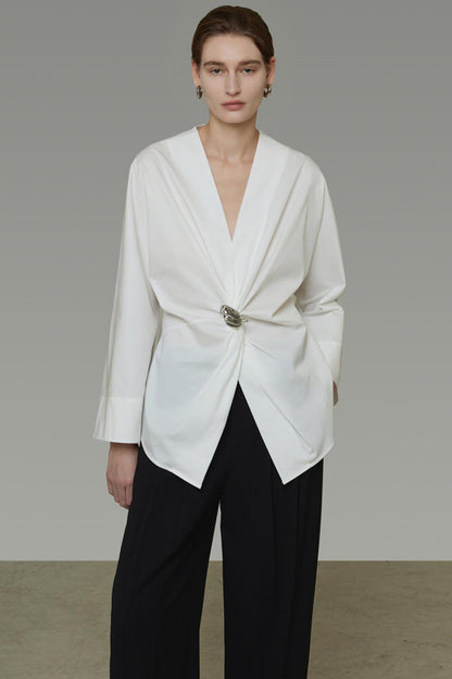 Asymmetric Twist Shirt