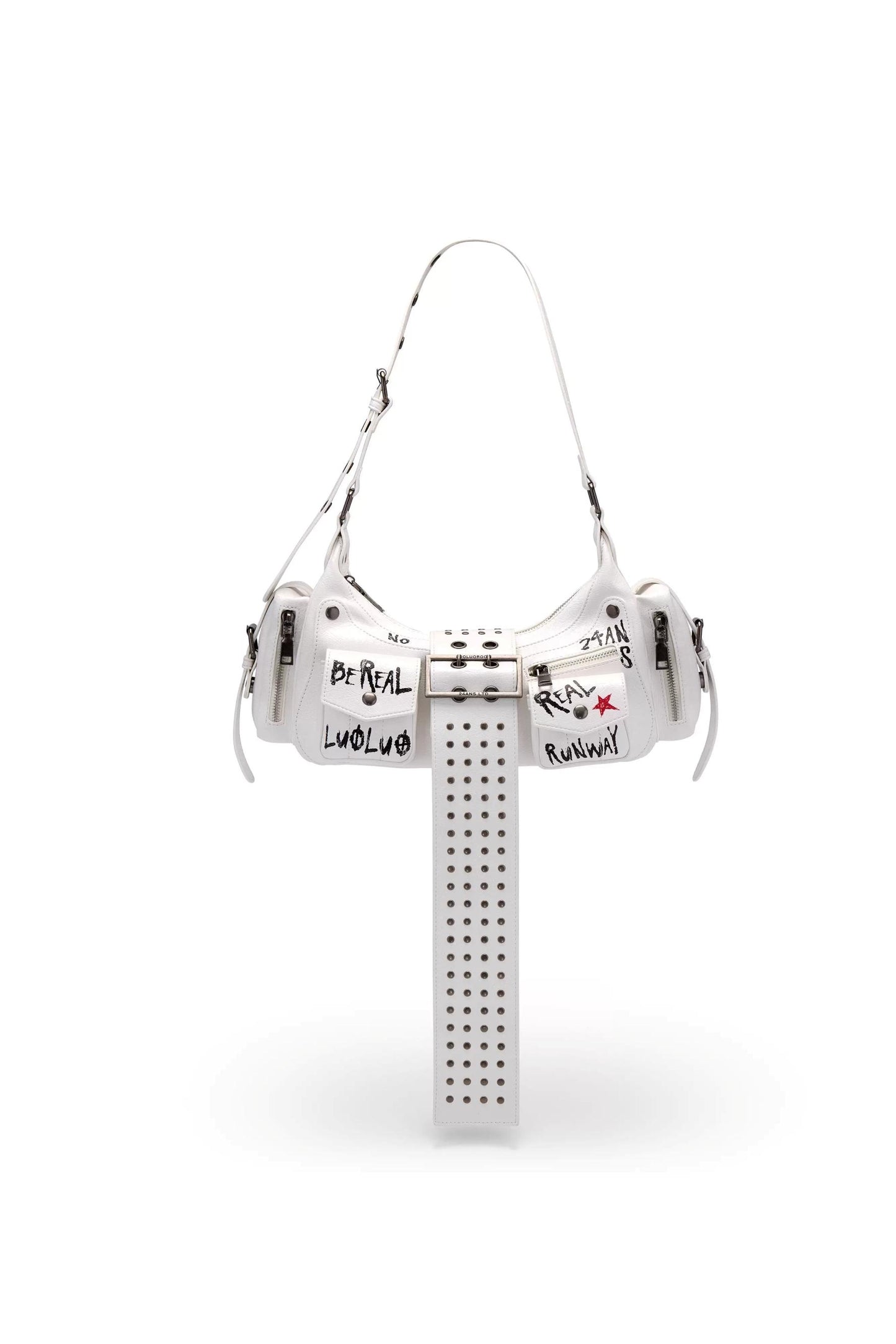 Graffiti Hand-Painted Printed Bag