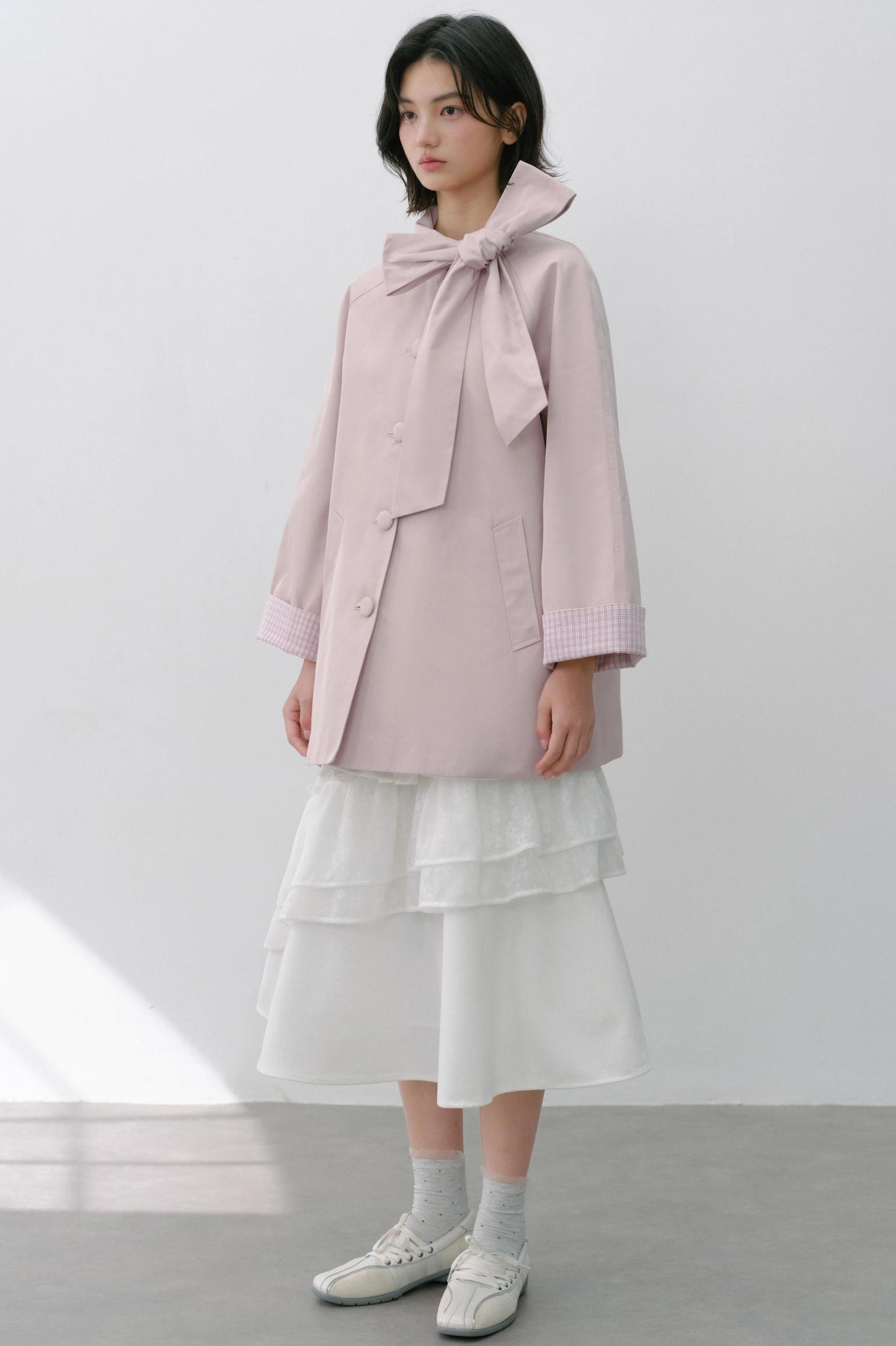 Sweet Bow Trench Coat