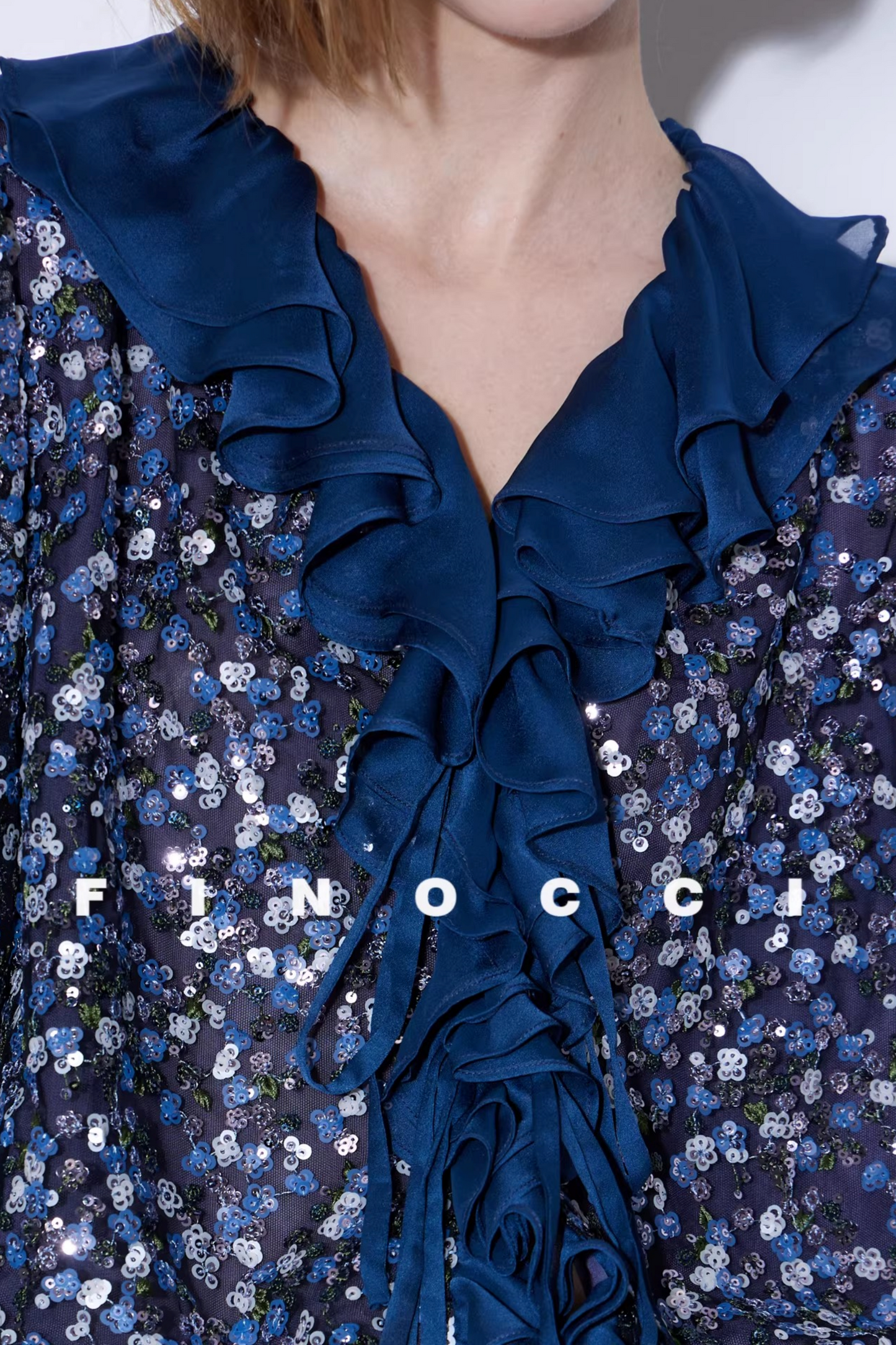 Colorful Sequin Embroidery Top