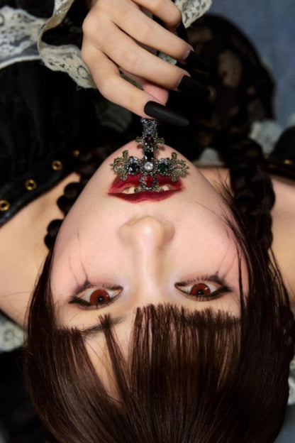 Lacemade Cross Choker Necklace