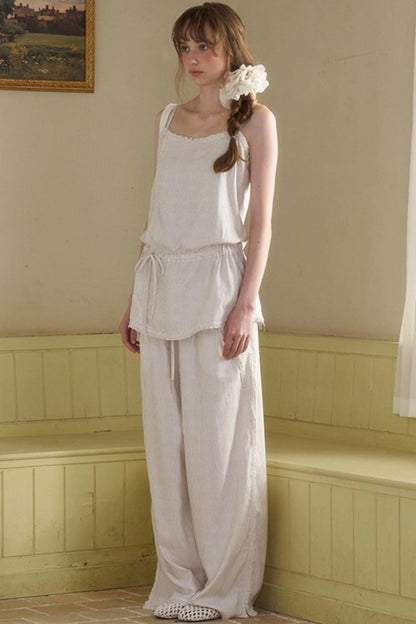 Holiday Striped Slacks Set-Up