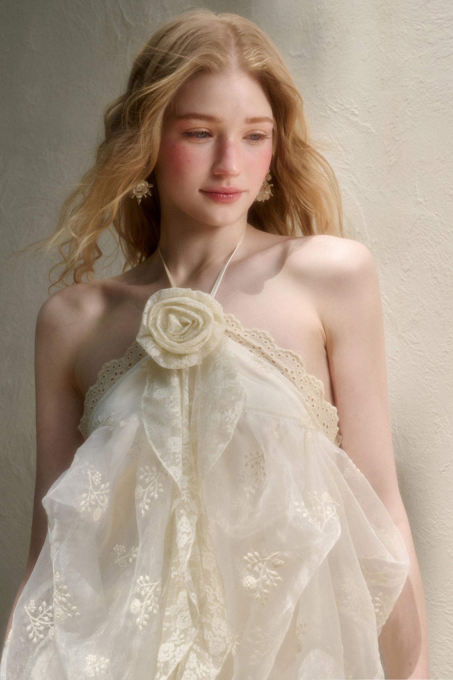 Breeze Halter Lace Dress