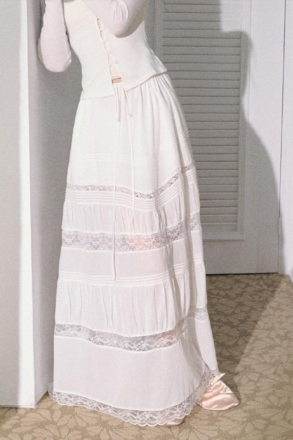 Bohemian Cotton Lace Skirt