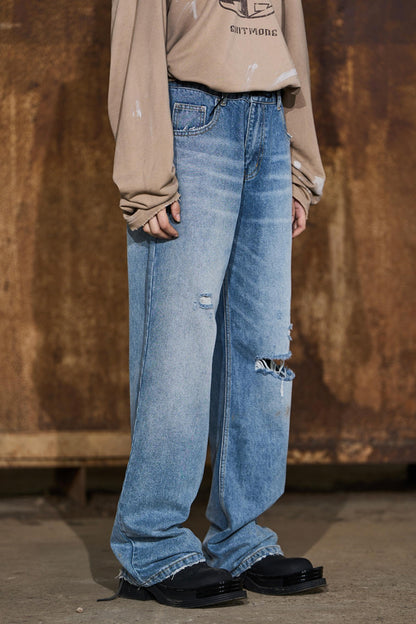 Handcrafted Cat Whiskers Jeans