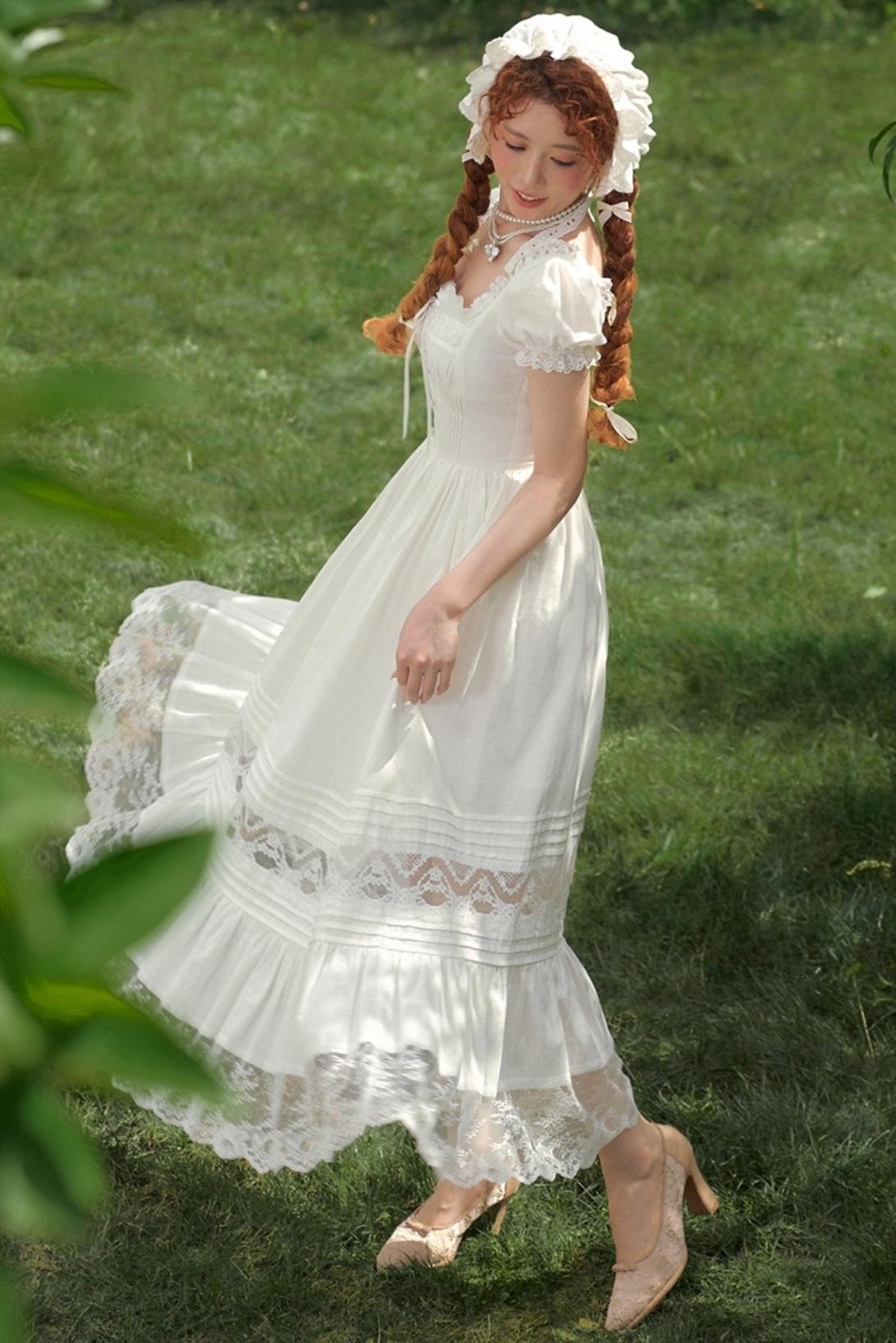 Cinderella Square Neck Dress