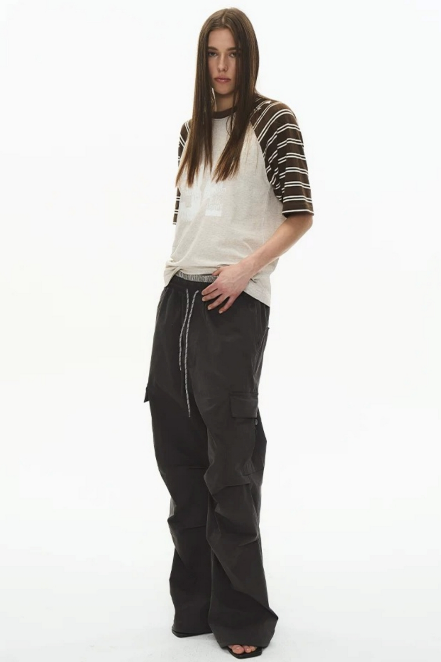 Plaid Pleated Workwear Pants