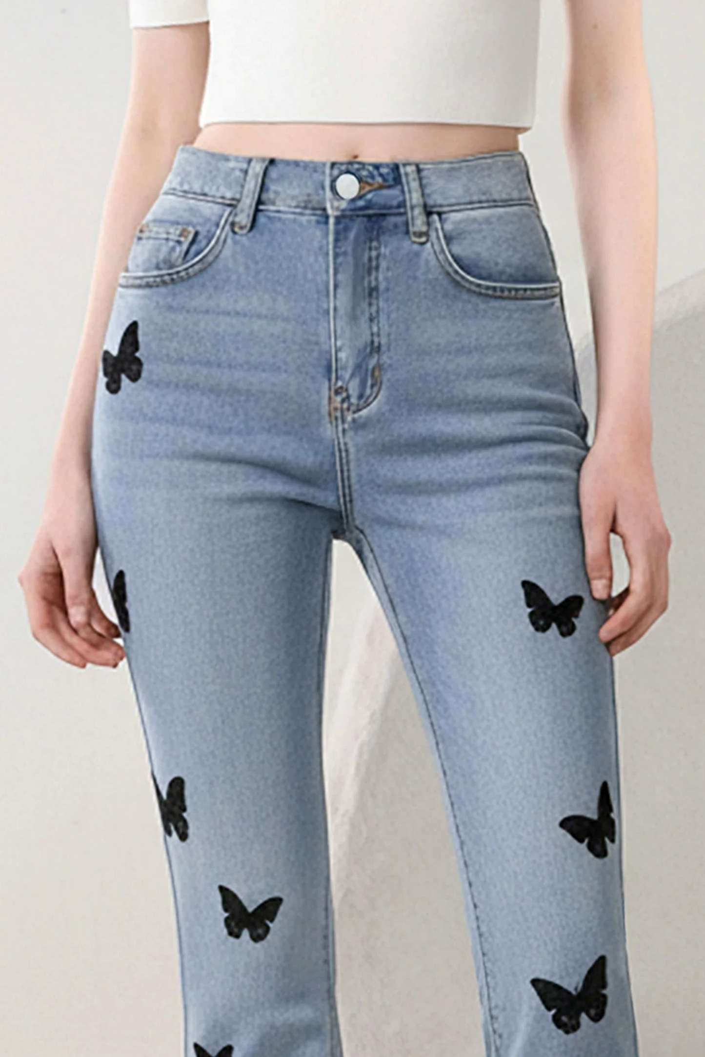 Butterfly Whisper Denim Set-Up