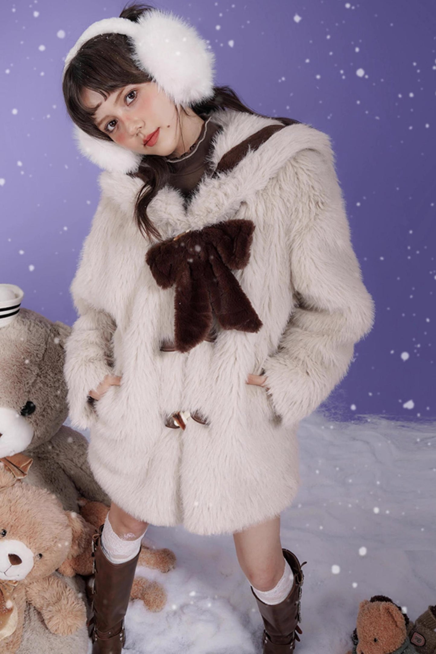 Little Bear Faux Fur Coat