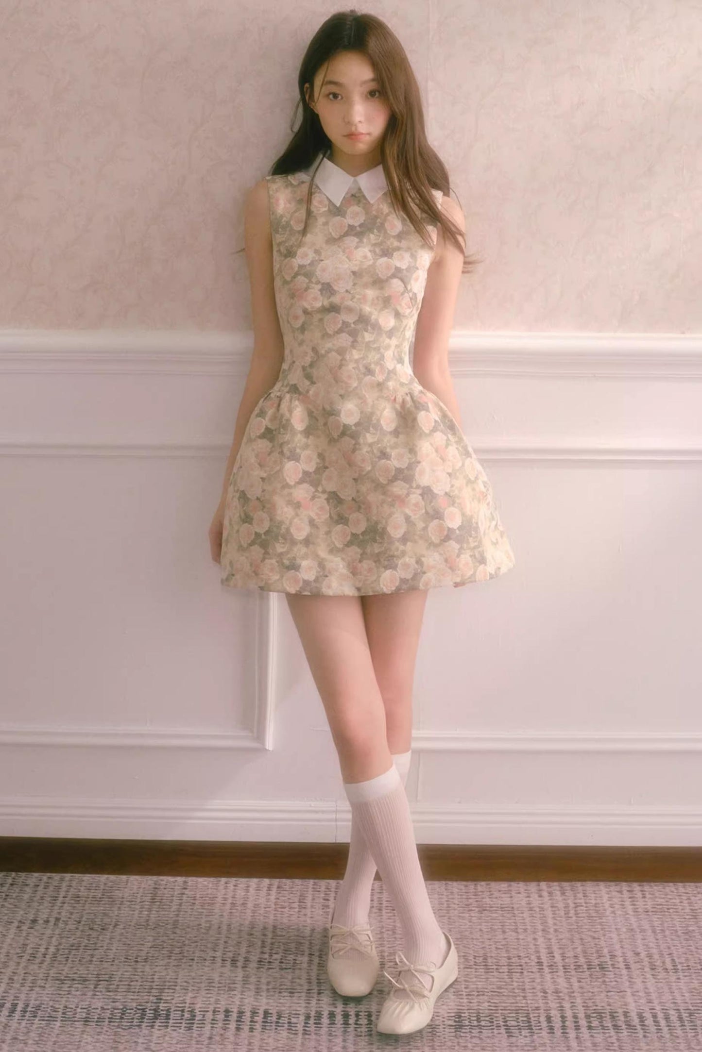 Rose Sleeveless Dress