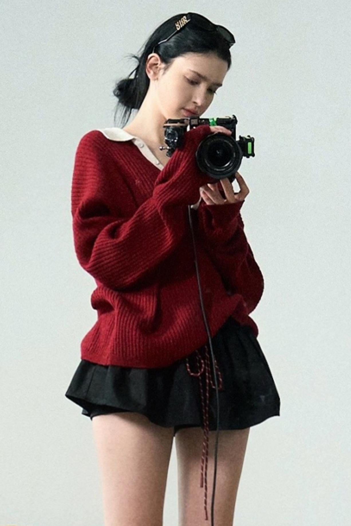 Cozy Wool Turtleneck Sweater Top