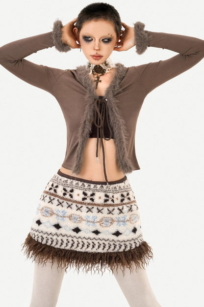 Vintage Frayed Edge Cardigan