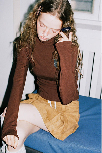 Early Winter Ruched Top